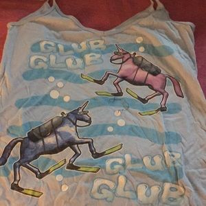 Charlie the Unicorn tank top